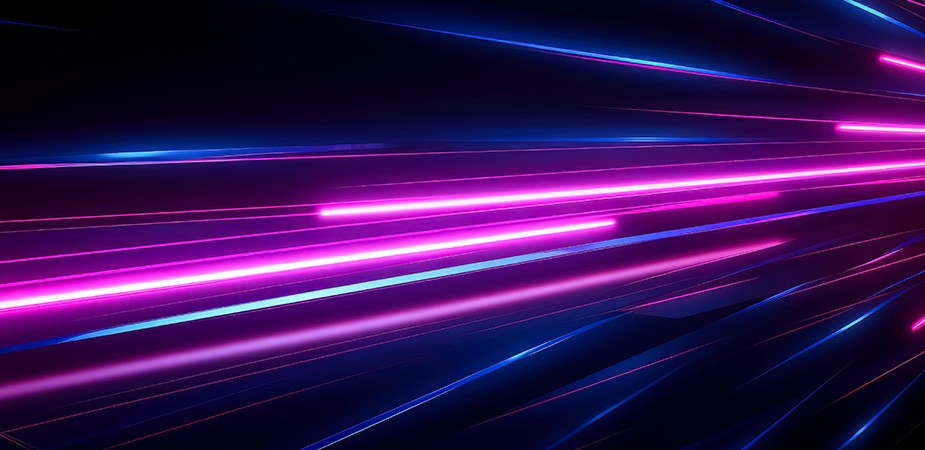 Purple neon lines dark