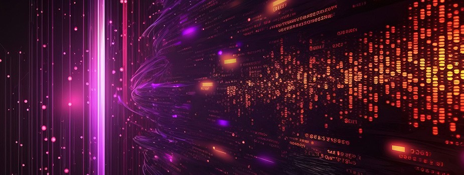 banner image of data and digits