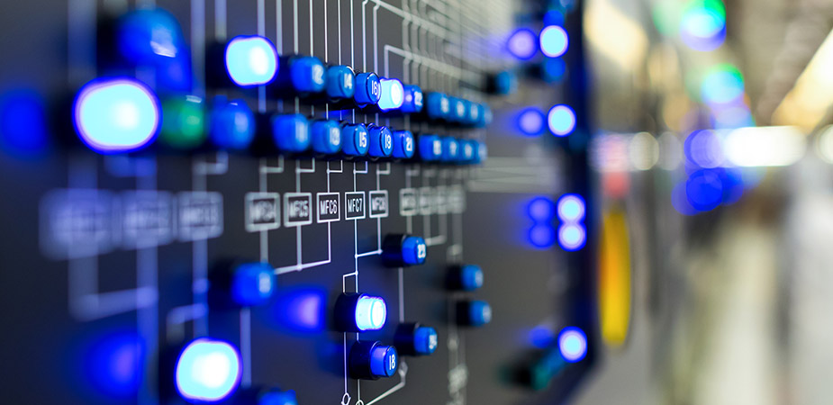 Bank of diagram lights