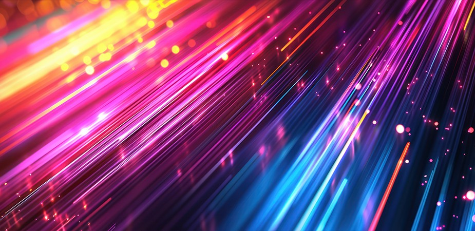 Diagonal blue pink light