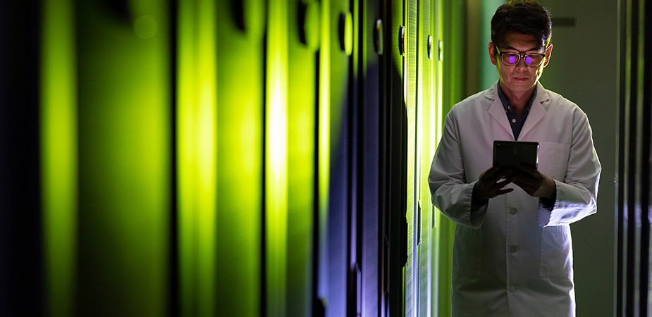 green background light