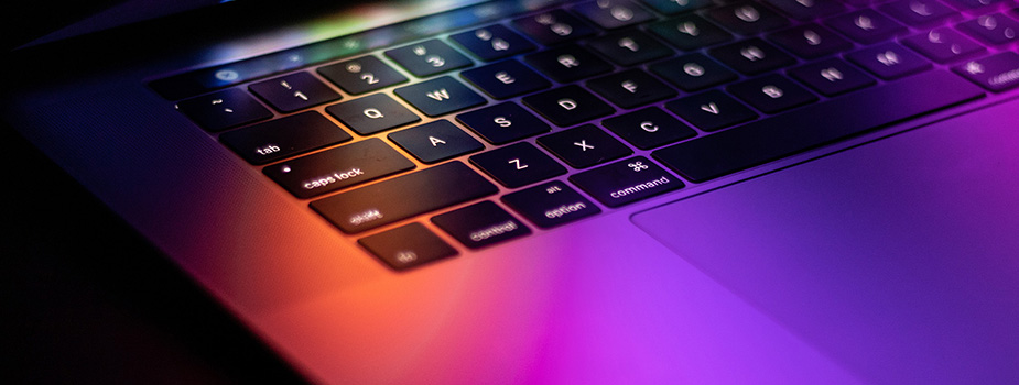 image of a laptop keyboard