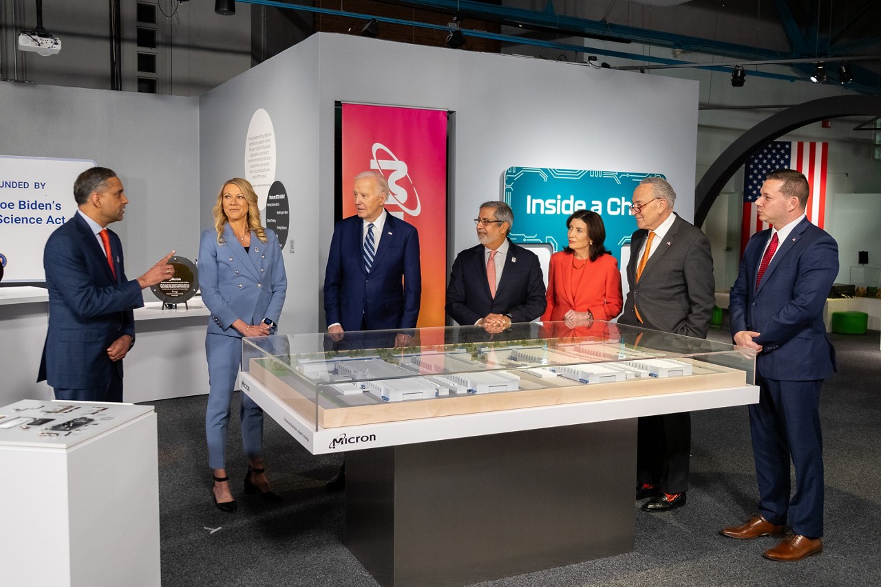 Micron celebrates CHIPS Act grant announcement Micron Technology Inc.