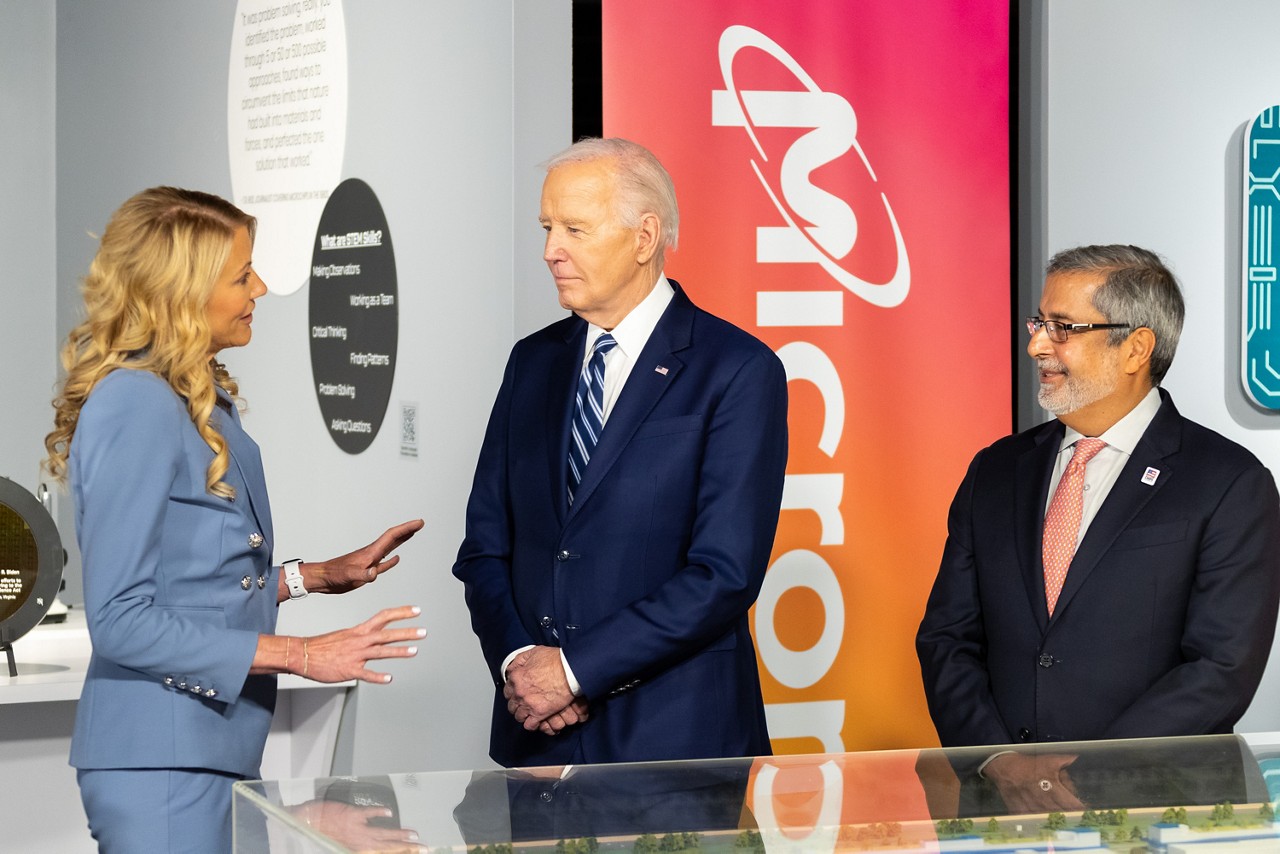 Micron celebrates CHIPS Act grant announcement Micron Technology Inc.