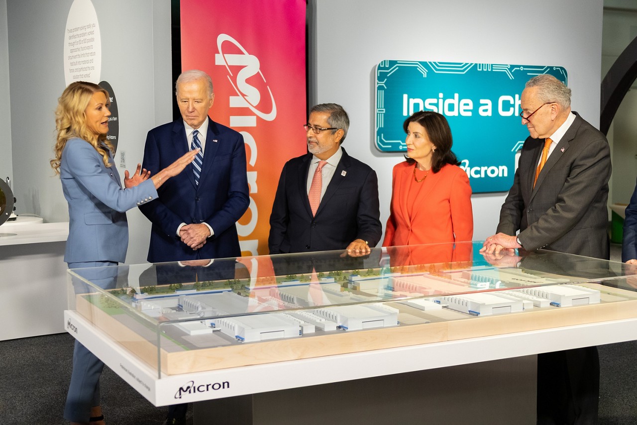 Micron celebrates CHIPS Act grant announcement Micron Technology Inc.