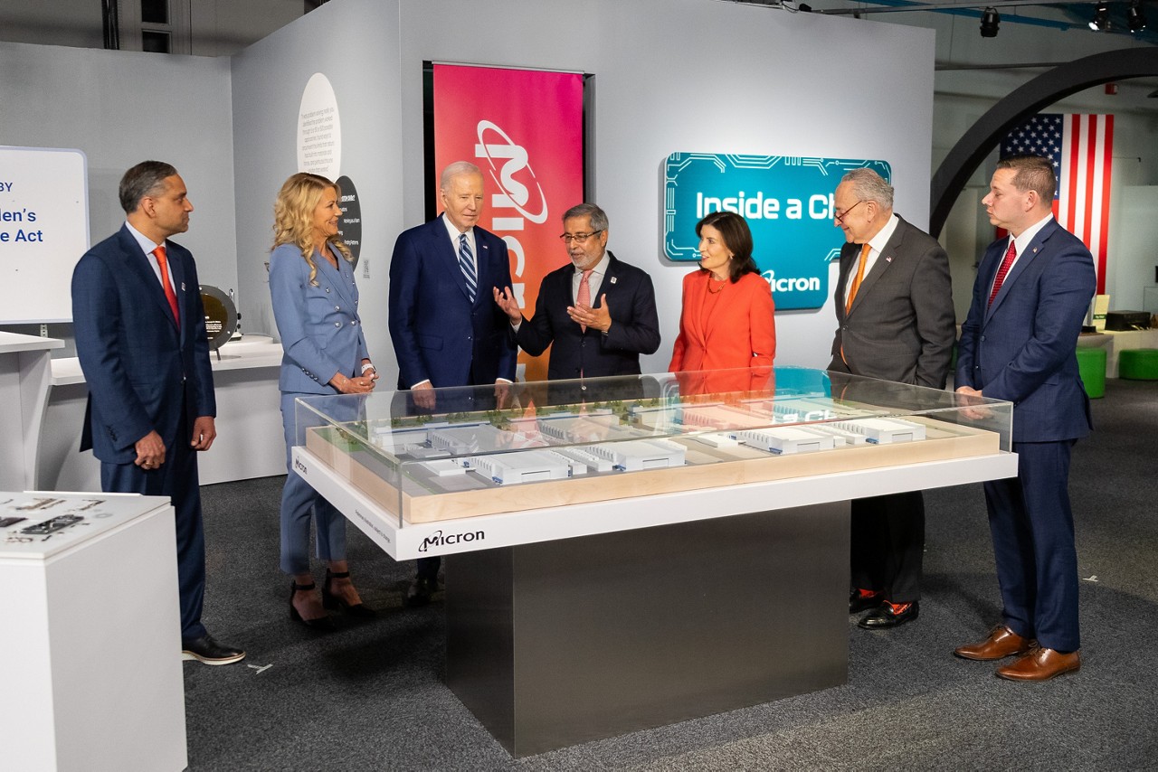 Micron celebrates CHIPS Act grant announcement Micron Technology Inc.