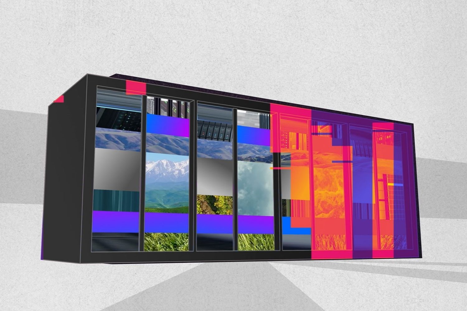 Colorful server