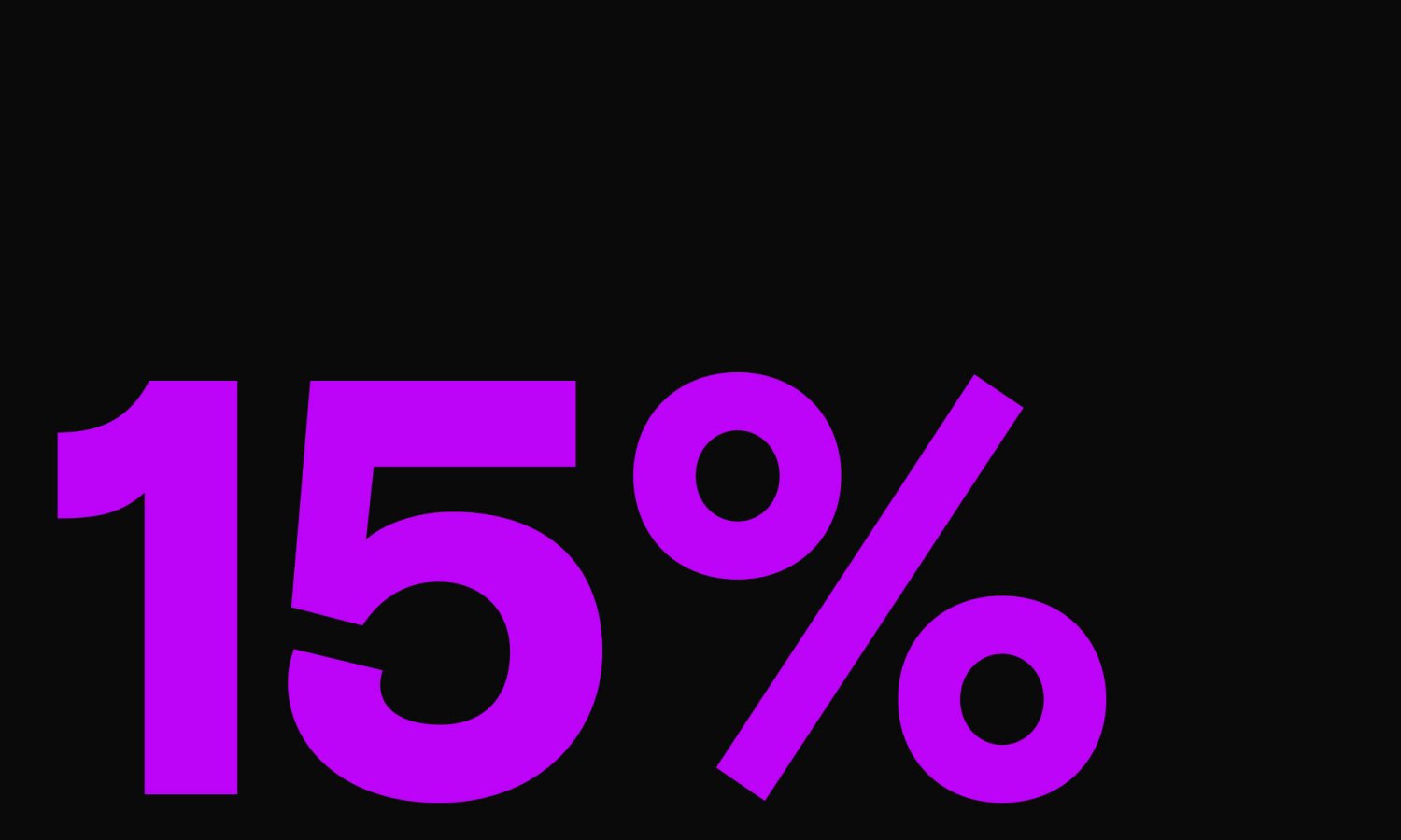 15%